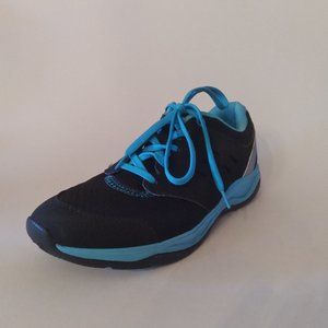 Women's Vionic Venture Black Blue Athletic Shoe Size 7 US